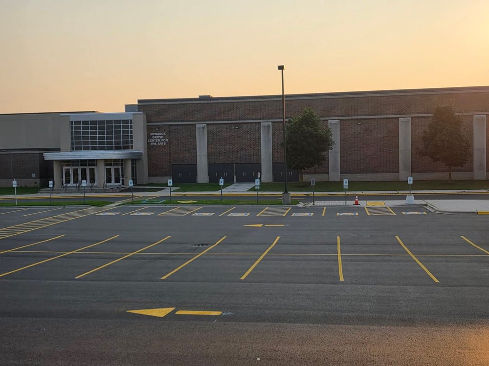 Striped sharp, open for business by Draki Enterprises, Manitowoc